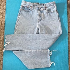 Signature by Levi Strauss Light Blue Wedgie Straight Leg Jeans